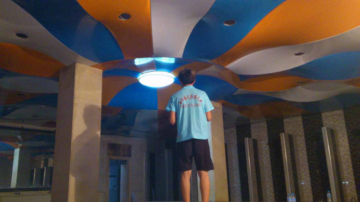 河间燕京饭店软膜天花吊顶